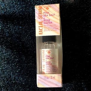 Pink sea salt + rose water Facial serum